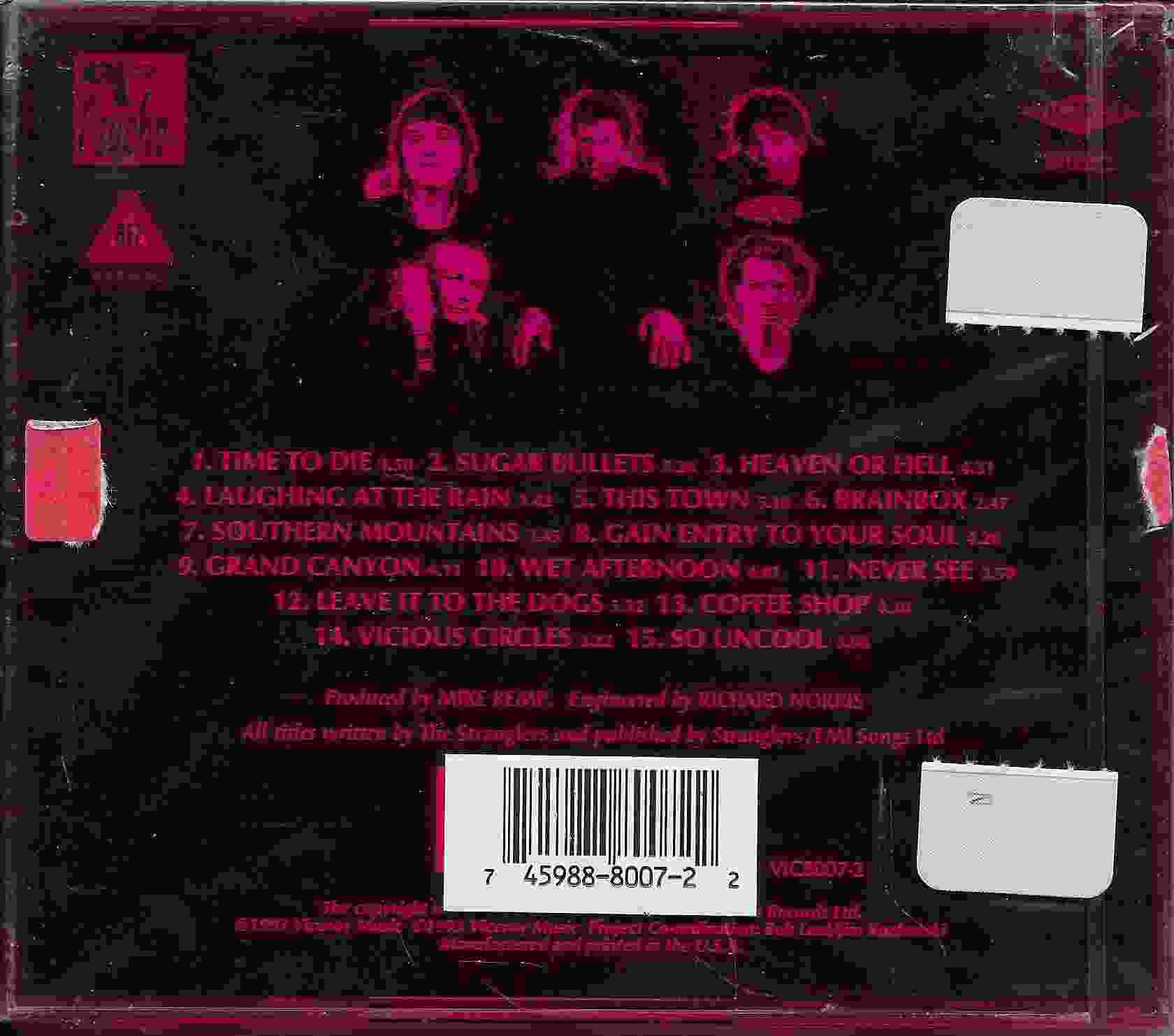 Back cover of VIC8007 - 2